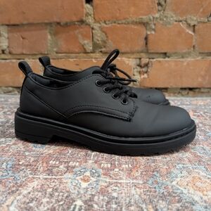 Zara Derby vegan leather lace up shoes